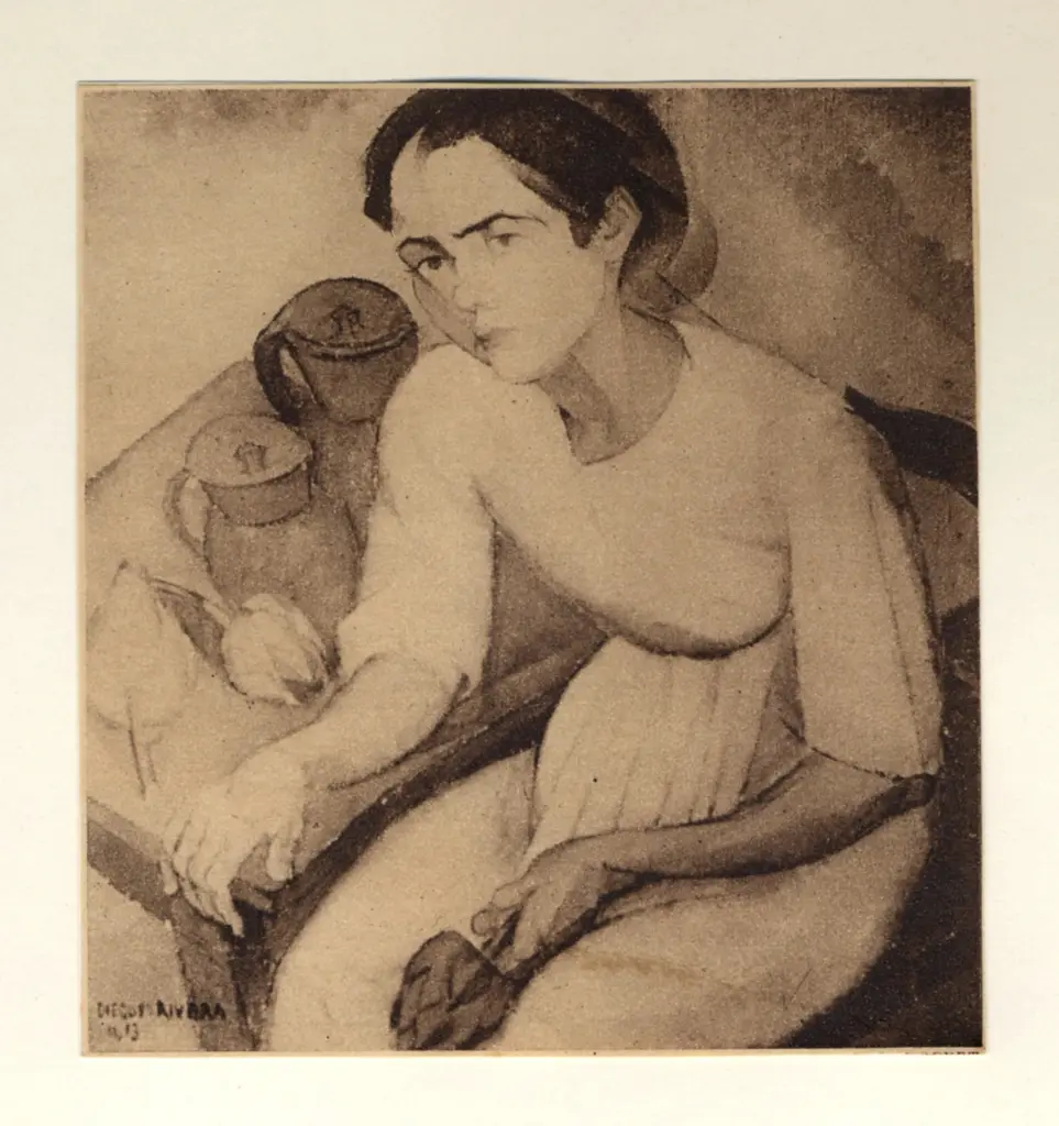 Rivera, Diego , Jeune fille aux artichauts