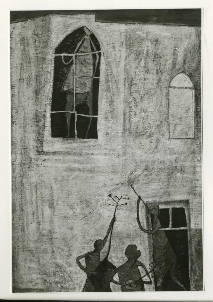 A.F.I. Agenzia Fotografica Industriale , Bergner, Yosl - sec. XX - Serenata , fronte