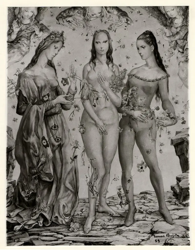 Foujita, Tsugaharu , Bapteme de Fleurs