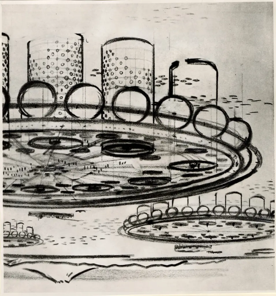 Anonimo , Kikutake, Kiyonori - sec. XX - Matine city , fronte