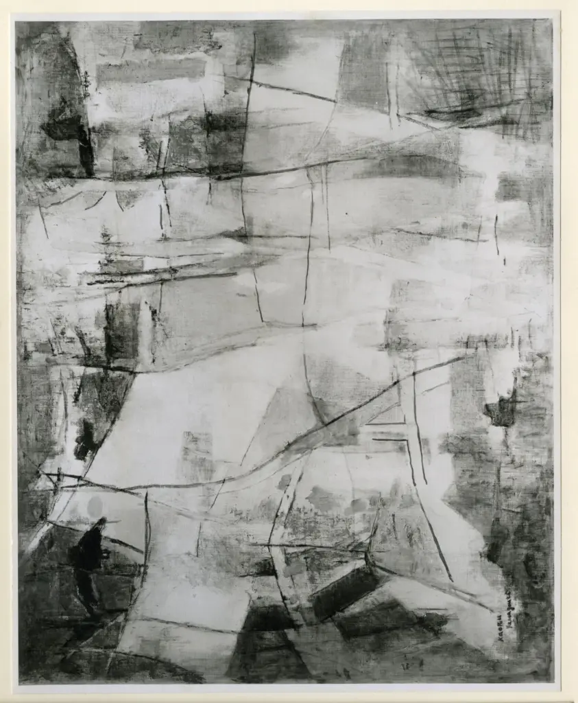 Anonimo , Yamaguchi, Kaoru - sec. XX - Wood And Animal , fronte