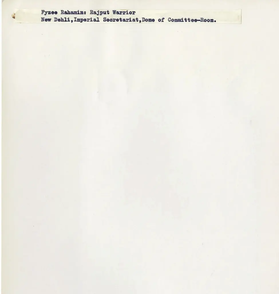 Anonimo , Rahamin, Fyzee - sec. XX - Rajput Warrior , retro