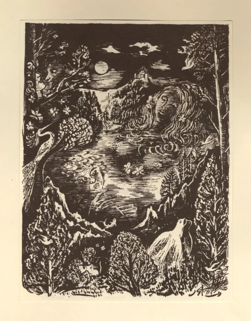 Anonimo , Strupp, Gunter - sec. XX - Paesaggio , fronte