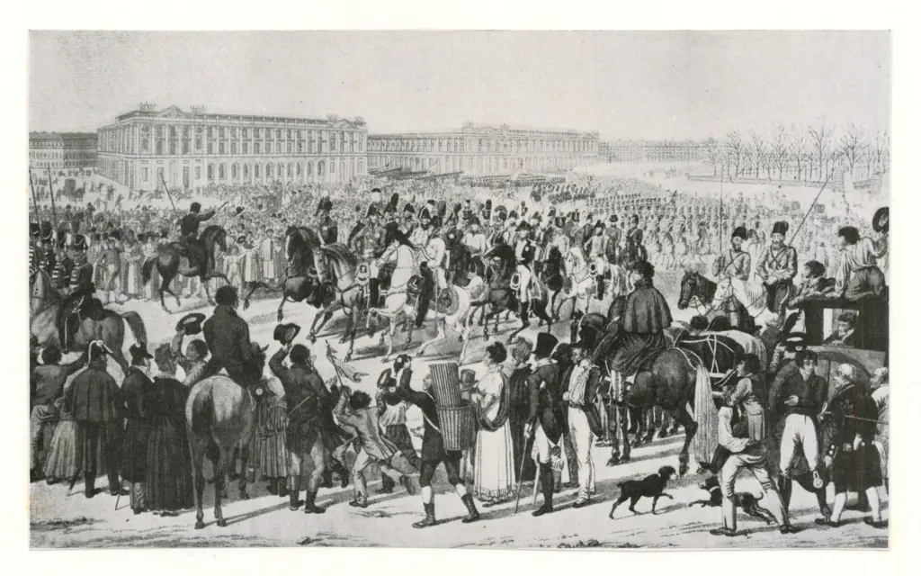 Anonimo francese sec. XIX/XX , Les Alli&egrave;s &agrave; Paris