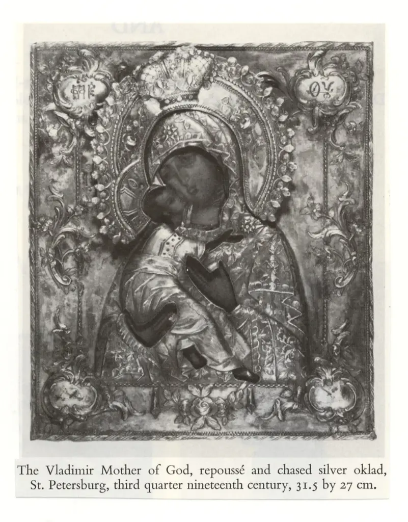 Anonimo russo sec. XIX , The Vladimir Mother of God