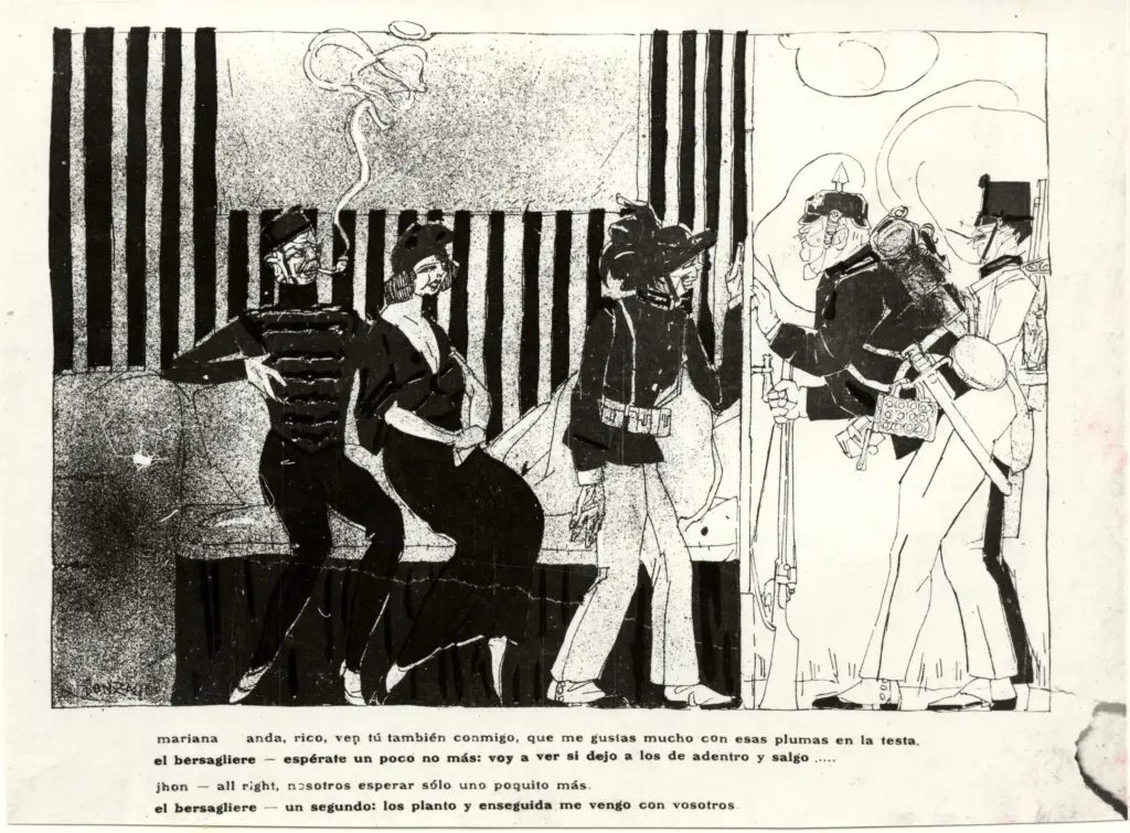 Anonimo spagnolo sec. XIX , Copertina del n. 1 di El Zorro (La volpe)