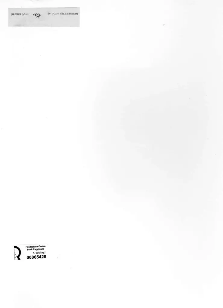 Anonimo , Selmersheim, Tony - sec. XIX - Bronze lamp , retro