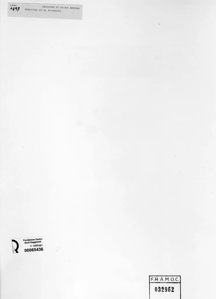 Anonimo , Anonimo sec. XIX - sec. XIX - Lamp , retro