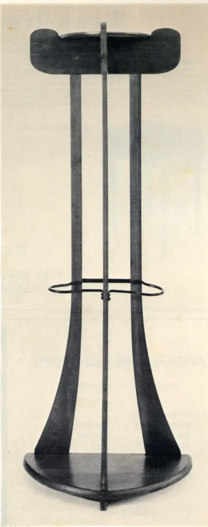 Anonimo , Endell, August - sec. XIX - Garderobenstander , fronte