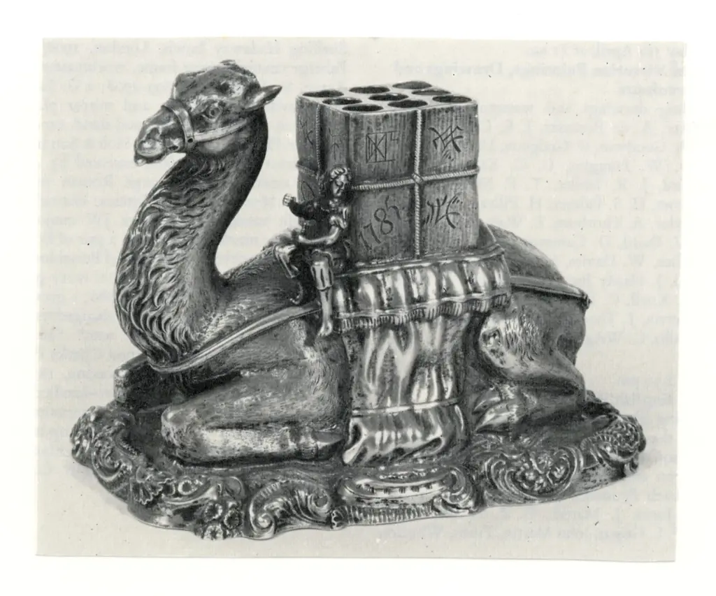 Anonimo , Anonimo austriaco sec. XIX - sec. XIX - Camel cigar holder , fronte