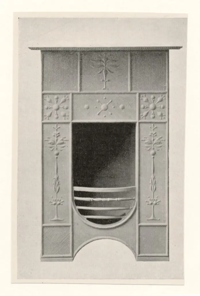 Anonimo , Ashbee, C.R. - sec. XIX - Camino in ghisa , fronte