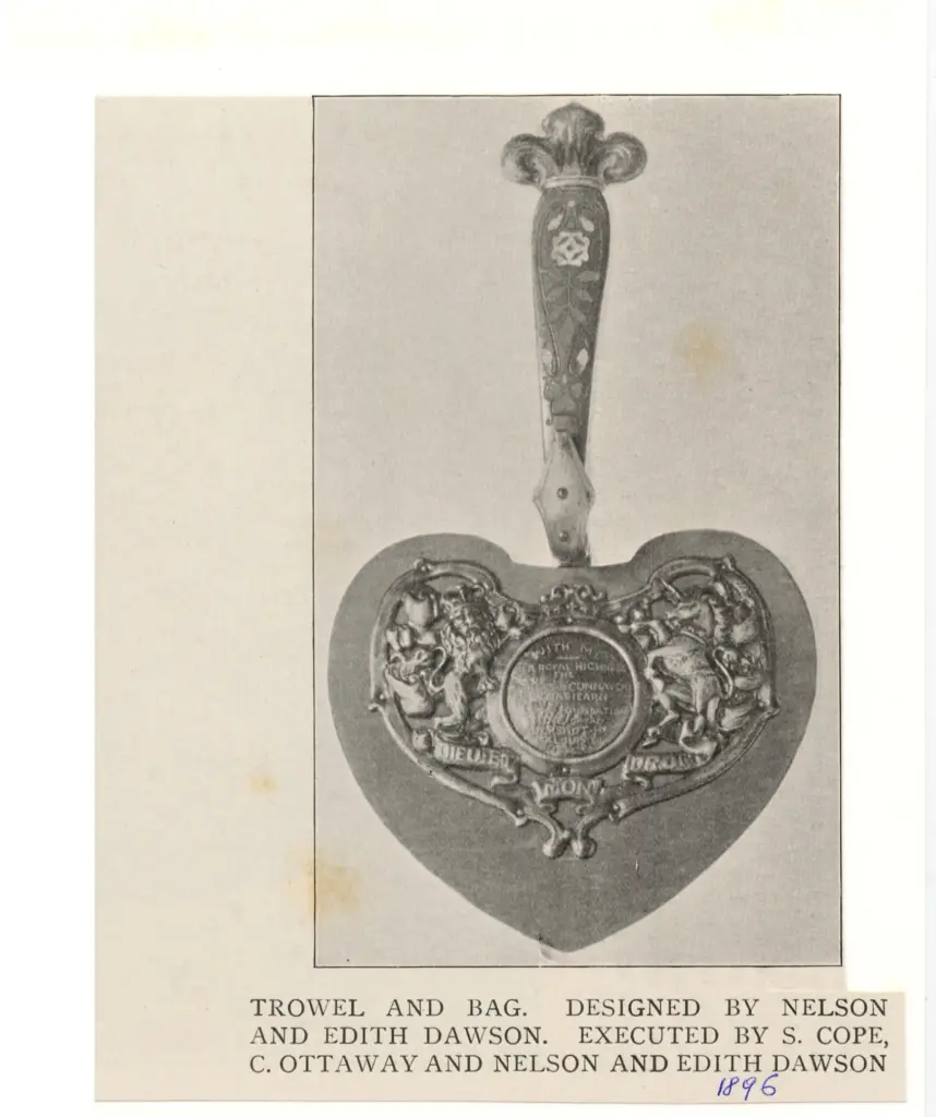 Anonimo , Dawson, Nelson e Edith - sec. XIX - Paletta , fronte