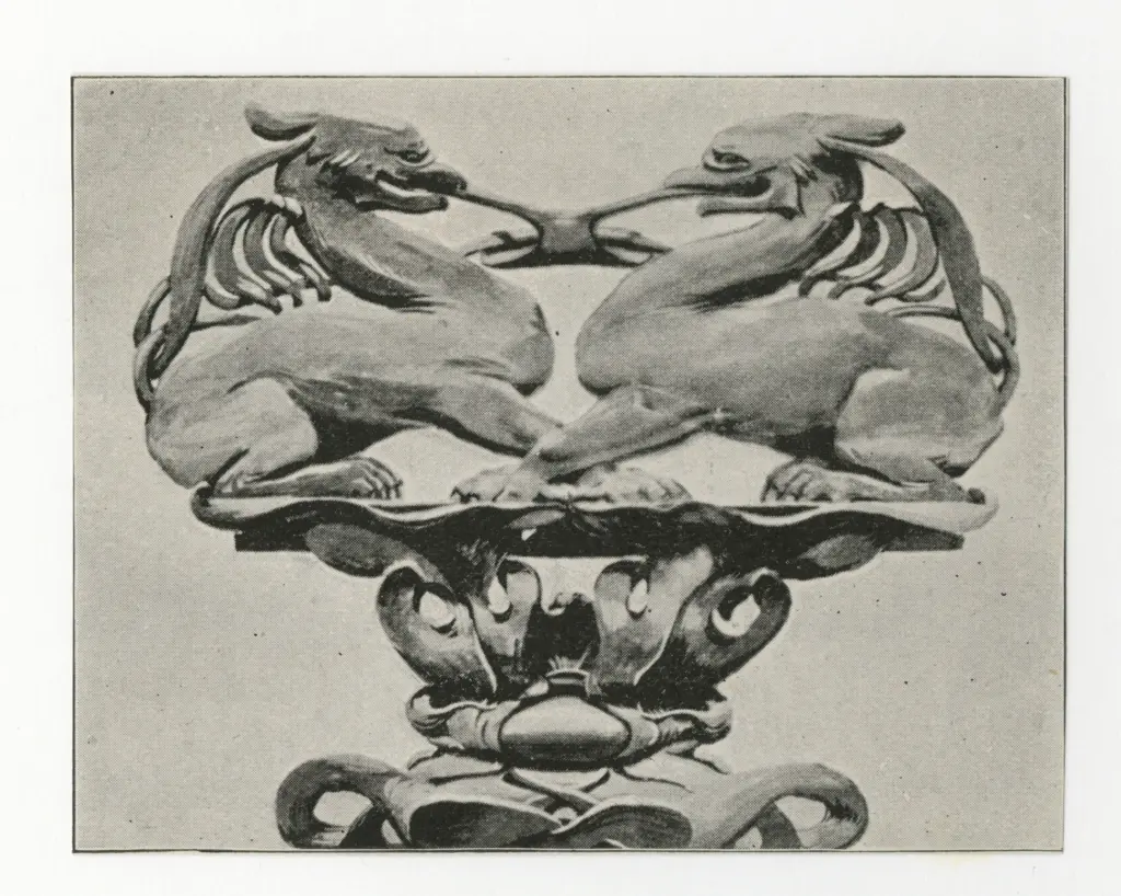 Anonimo , Oakley, Herbert - sec. XIX - Disegno per Fire-Dog , fronte