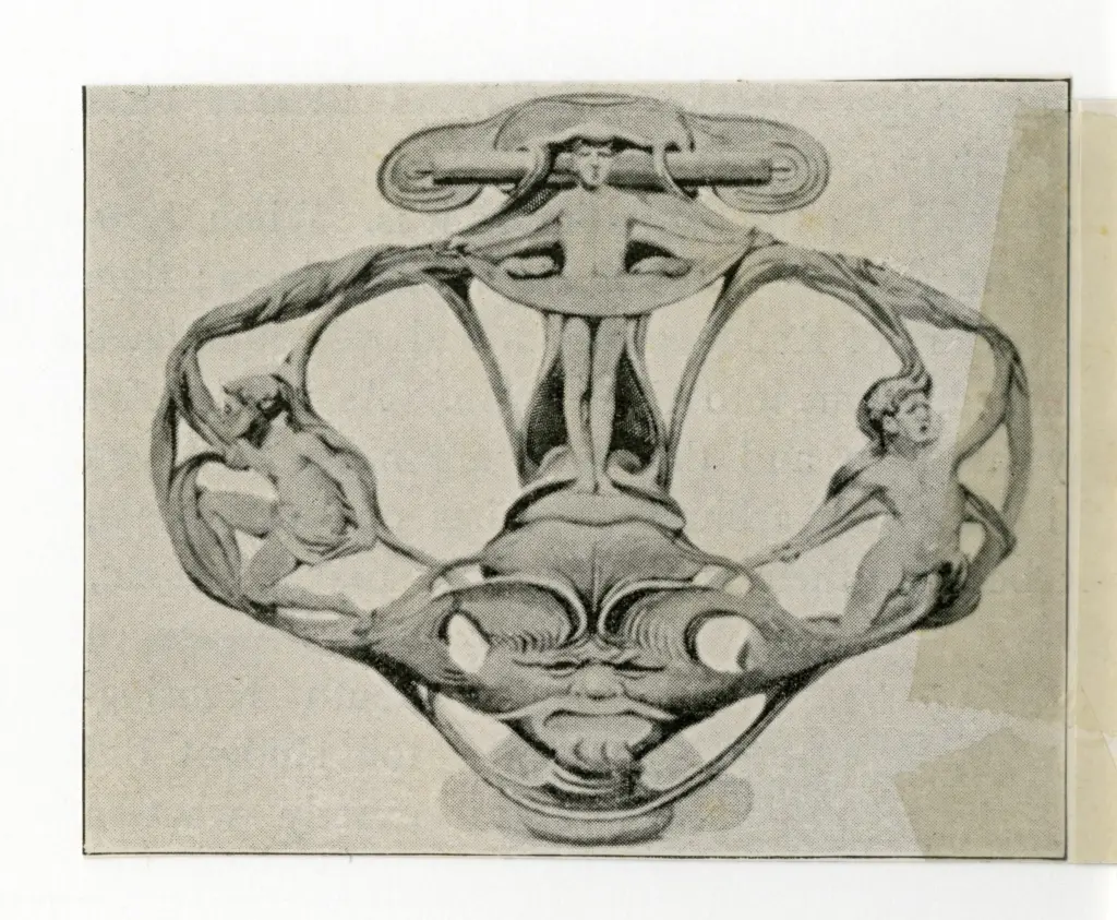 Anonimo , Oakley, Herbert - sec. XX - Disegno per lavoro di metallo , fronte