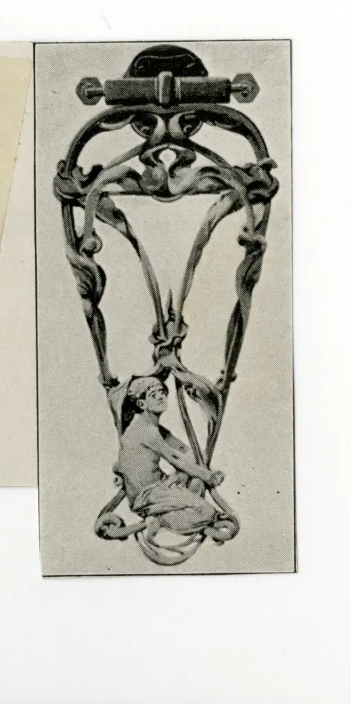 Anonimo , Oakley, Herbert - sec. XIX - Disegno per Door-Knocker , fronte