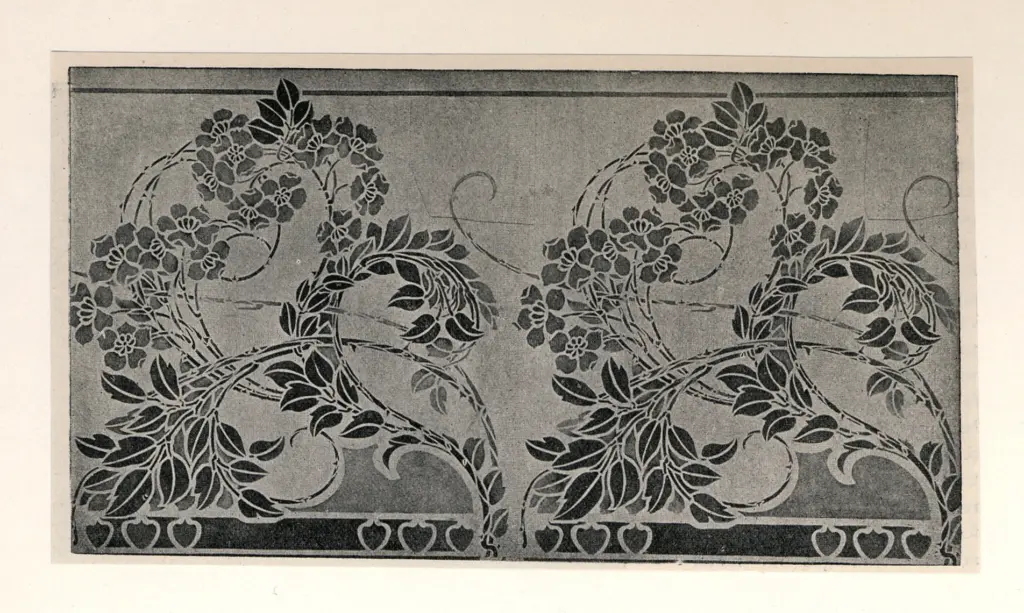 Anonimo , Simpson, Edgar - sec. XIX - Stencil for Frieze , fronte