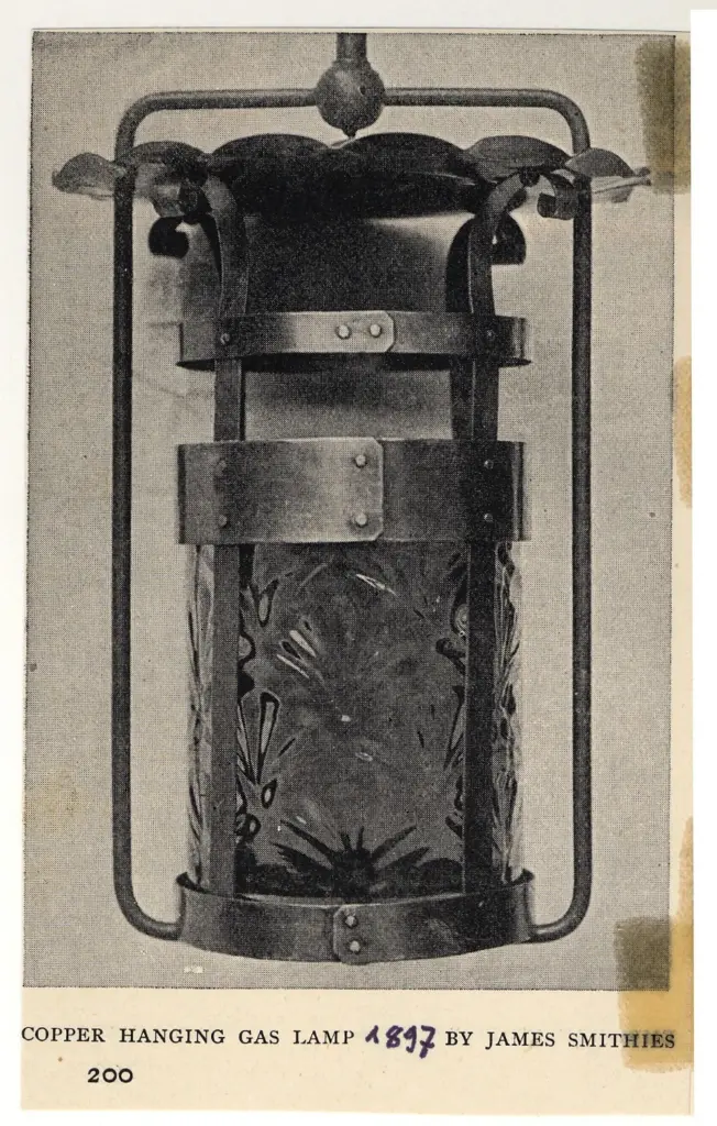 Anonimo , Smithies, James - sec. XIX - Gas lamp , fronte