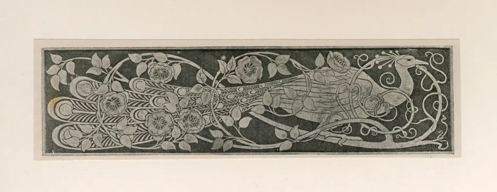 Anonimo , Perman, Edgar - sec. XIX - Pannello per caminetto , fronte