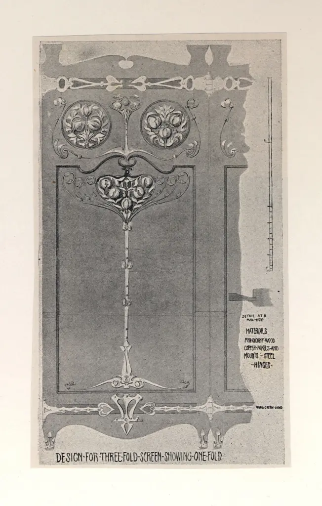 Anonimo , Master, Mary D. - sec. XIX - Parte di progettazione per un pannello , fronte