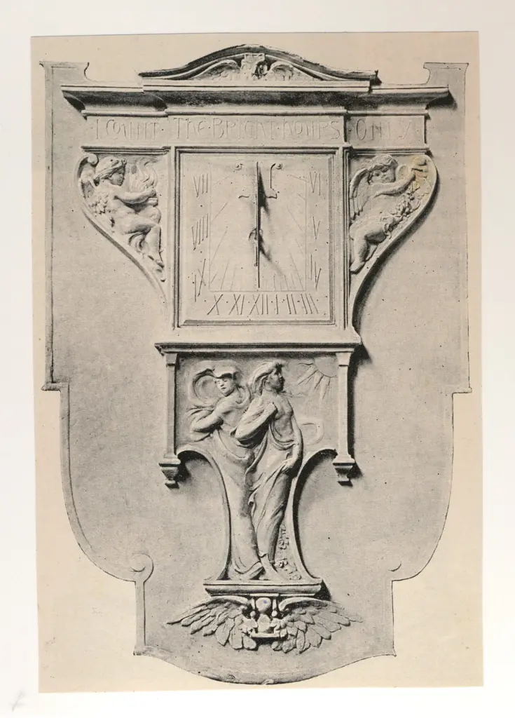 Anonimo , Roberts, Albert T. - sec. XIX - Design for a Sundial , fronte
