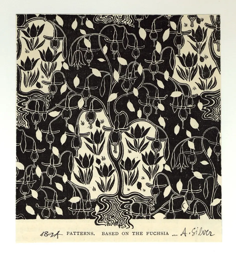 Anonimo , Silver, Arthur - sec. XIX - Motivo decorativo , fronte