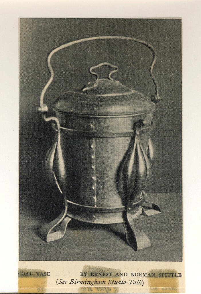 Anonimo , Spittle, Ernst e Norman - sec. XIX - Vaso del carbone , fronte