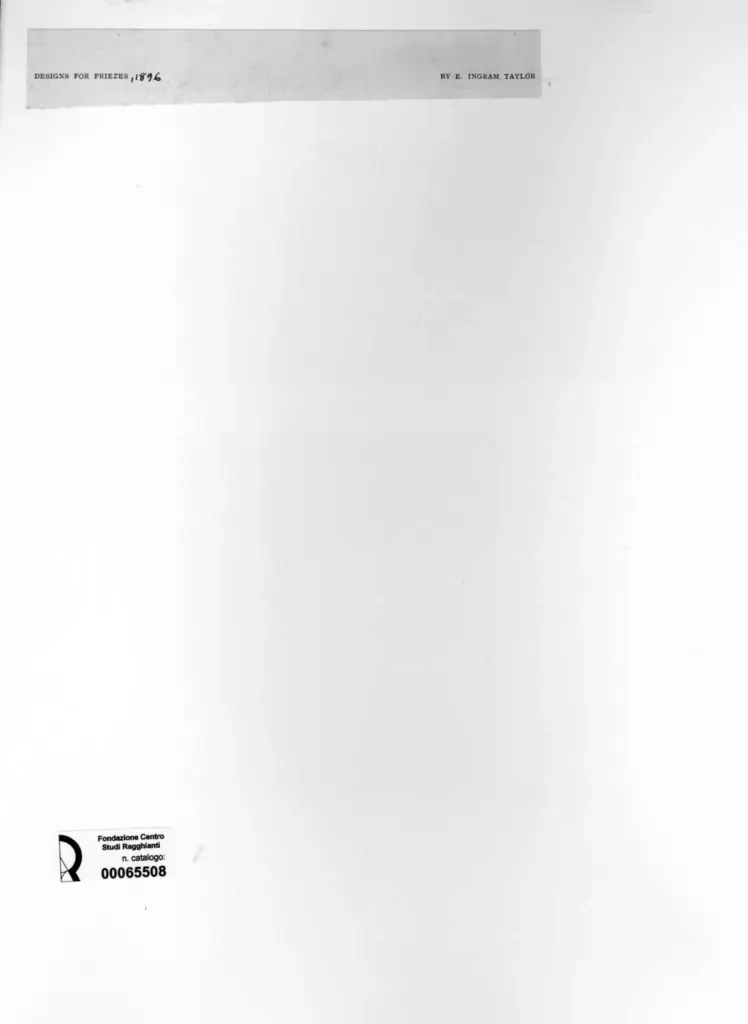 Anonimo , Taylor, Ingram - sec. XIX - Designs for friezes , retro