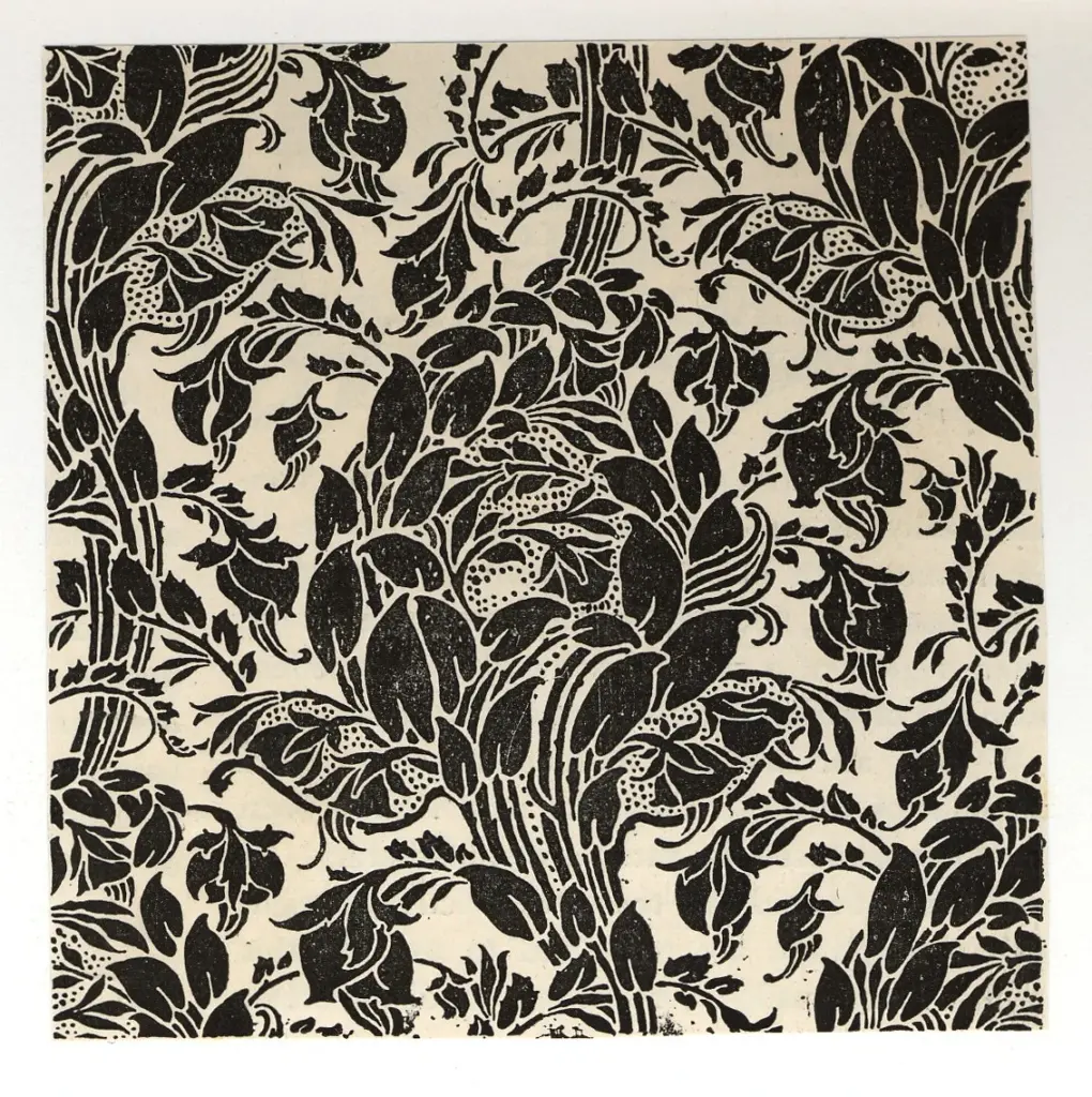 Anonimo , Silver, Arthur - sec. XIX - Carta da parati , fronte