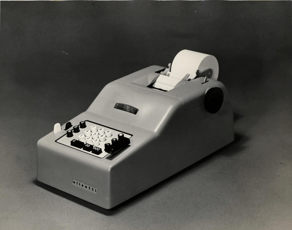 Anonimo , Olivetti - sec. XX - Olivetti Elettosumma , fronte