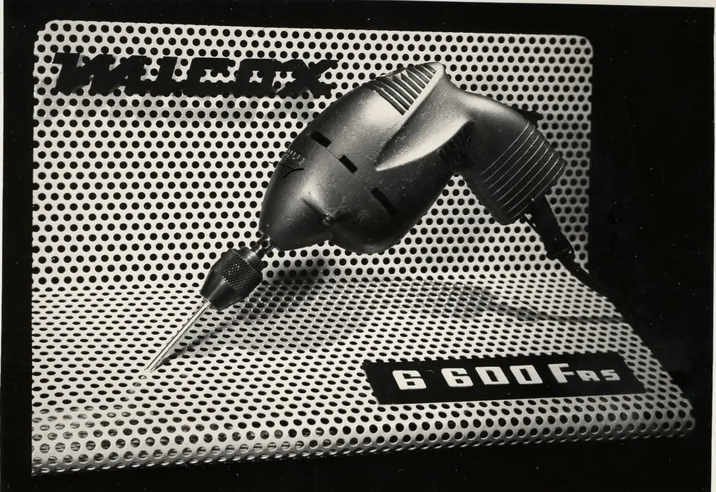 Anonimo , Bureau Technes - sec. XX - Trapano modello Micox , fronte