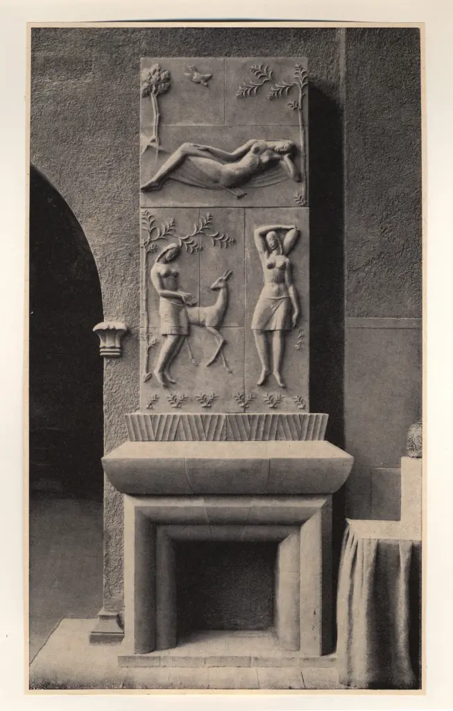 Anonimo , Margold, Emanuel Josef - sec. XX - Camino in terracotta , fronte