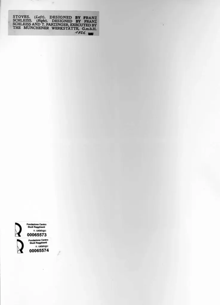 Anonimo , Schleiss, Franz - sec. XX - Stove , retro