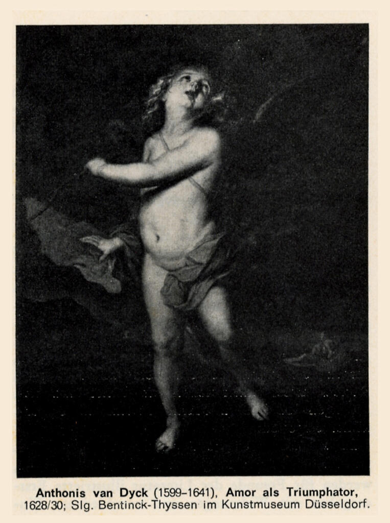 Anonimo , van Dyck, Anthonis - sec. XVII - Amore che trionfa , fronte