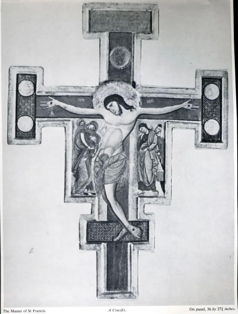 Anonimo , Maestro di San Francesco - sec. XIII - Crocifisso , fronte