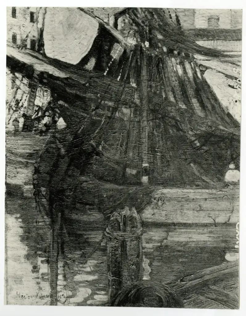 Anonimo , Nava, Hector - sec. XX - La vela amarilla , fronte