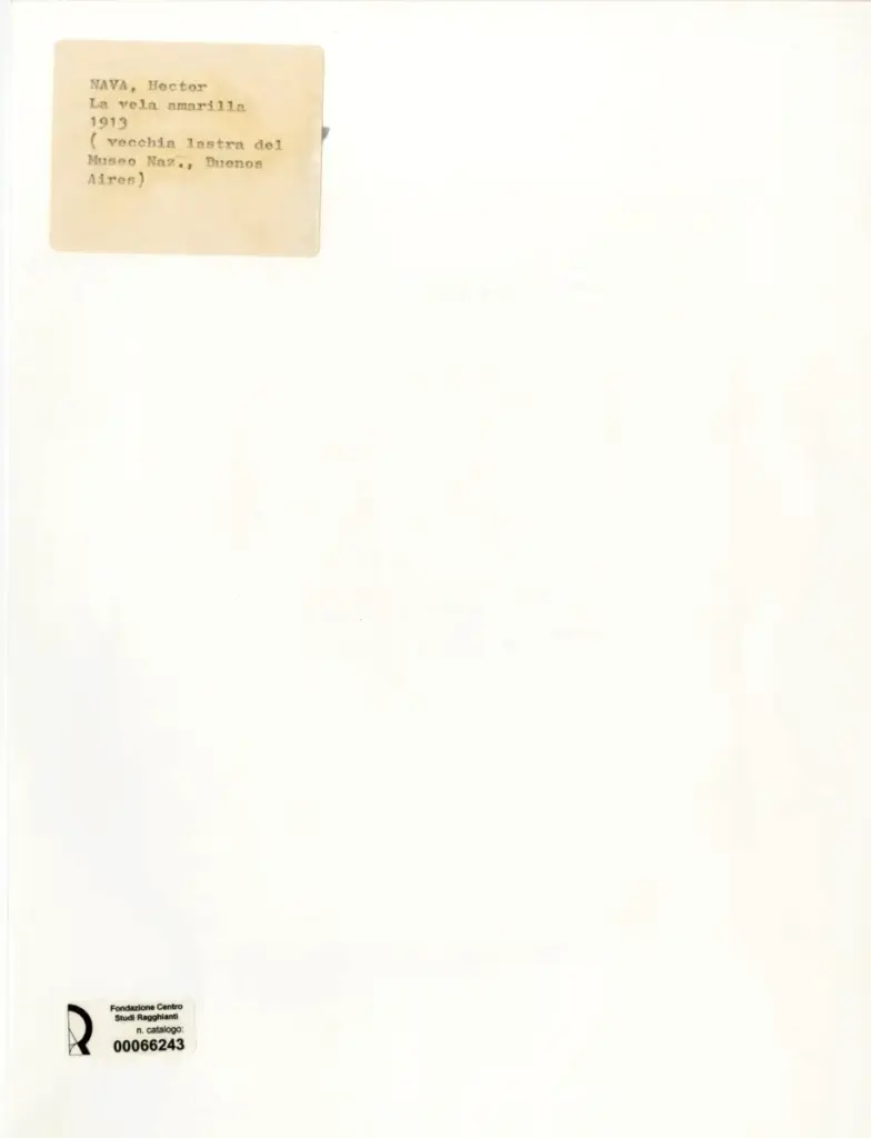 Anonimo , Nava, Hector - sec. XX - La vela amarilla , retro