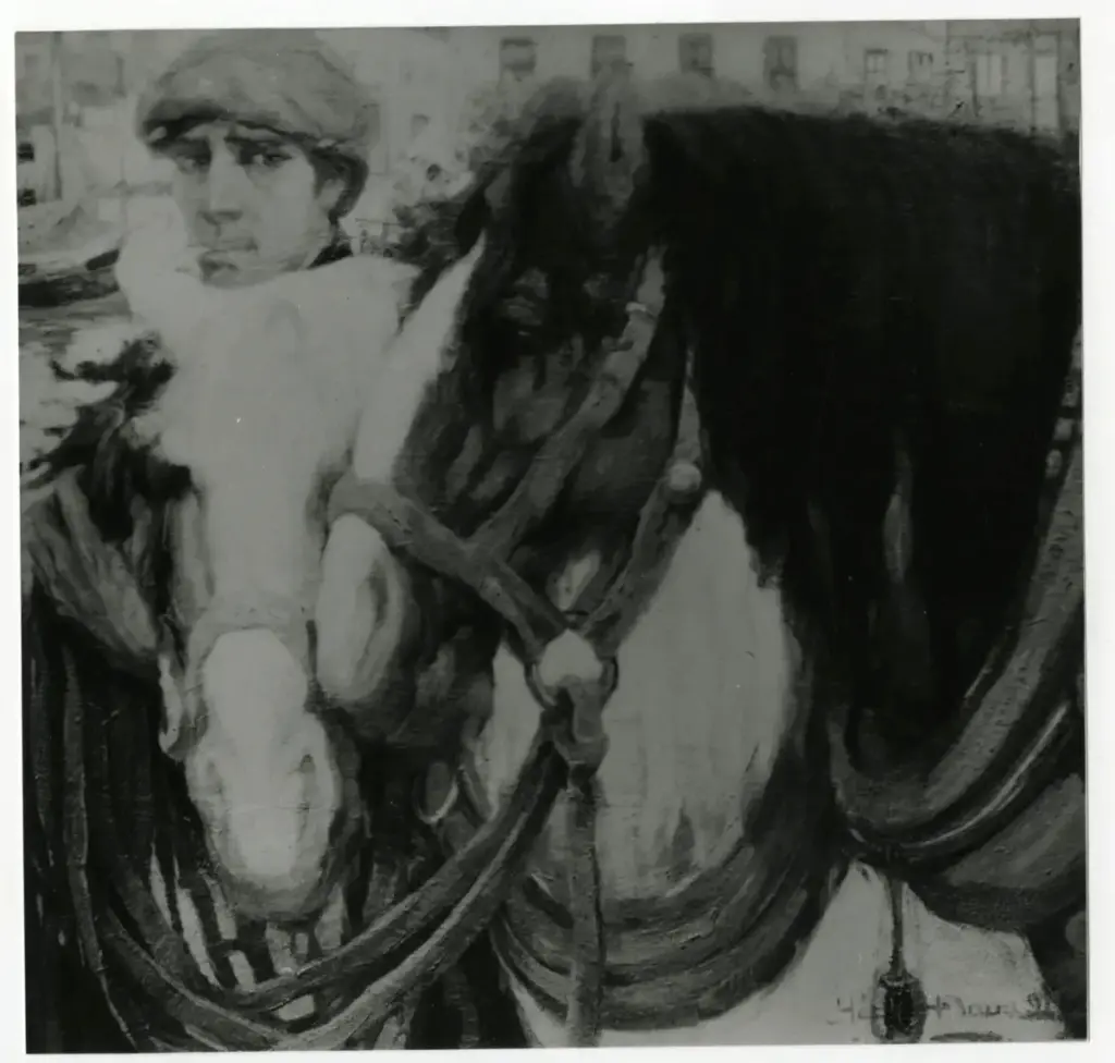 Anonimo , Nava, Hector - sec. XX - Il carrettiere , fronte