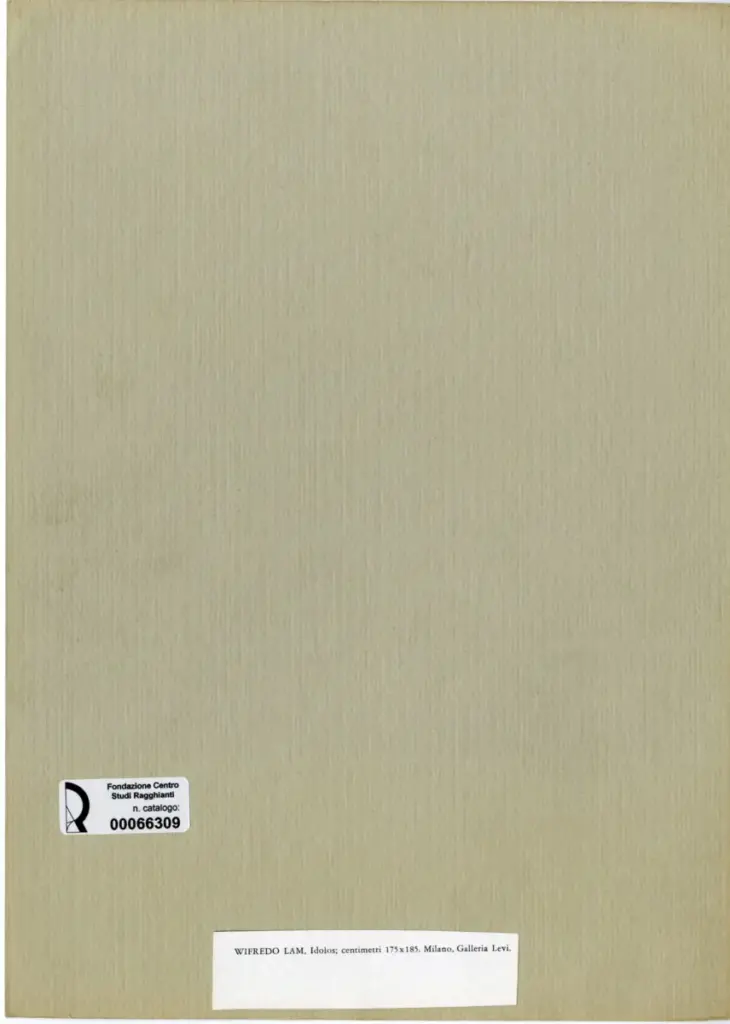 Anonimo , Lam, Wifredo - sec. XIX/ XX - Idolos , retro