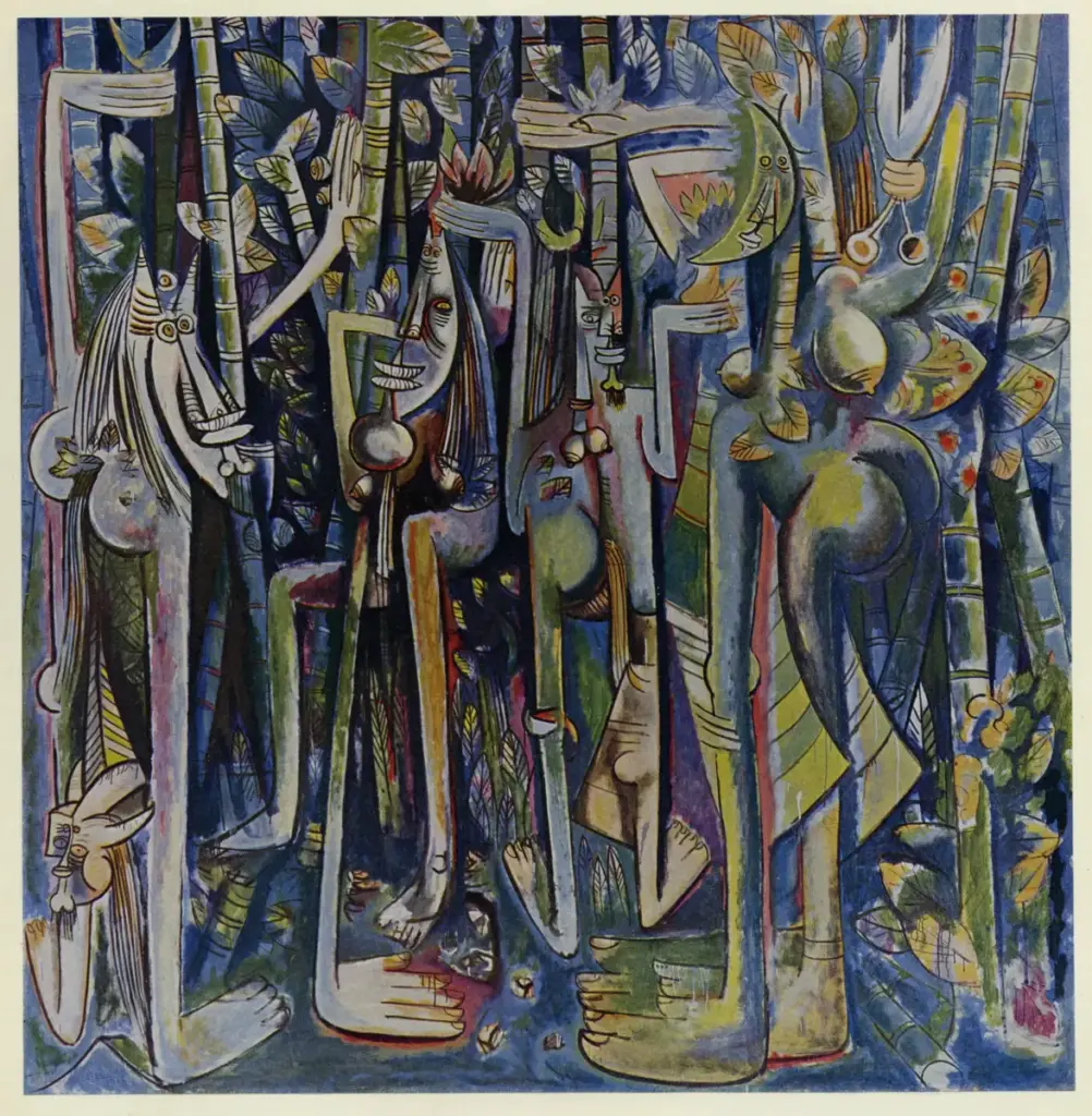 Anonimo , Lam, Wifredo - sec. XX - La giungla , fronte