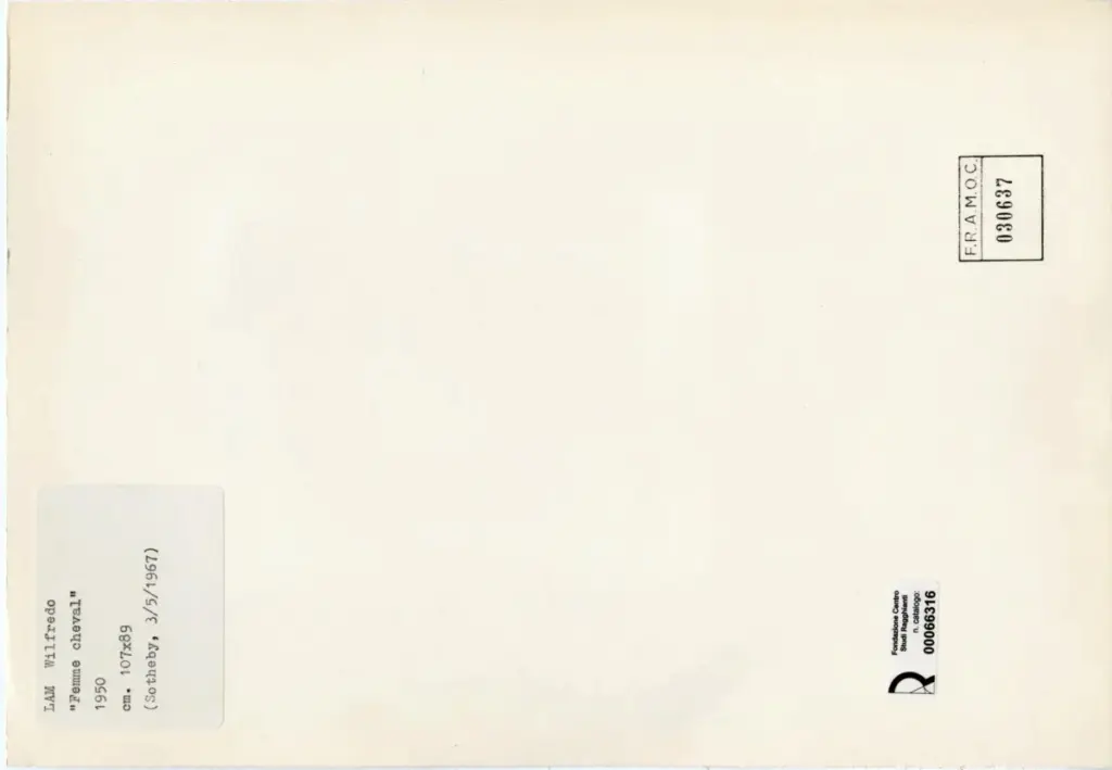 Lam, Wifredo - sec. XX , retro