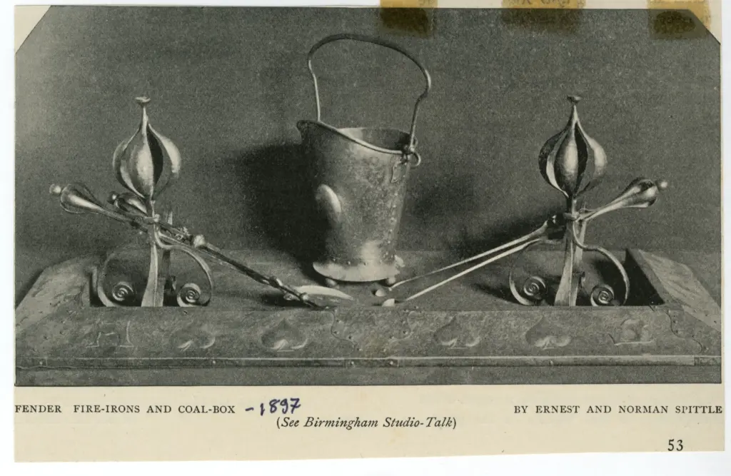 Anonimo , Spittle, Ernst e Norman - sec. XIX - Attrezzi del fuoco , fronte