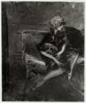 Boldini, Giovanni , Una signora con cane a tergo