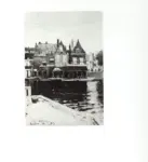 Delleani, Lorenzo , Case lungo un canale -