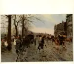 De Nittis, Giuseppe , Giornata invernale a Londra