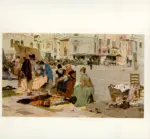 Favretto, Giacomo , Mercato in campo San Polo