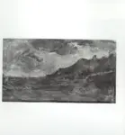 Fontanesi, Antonio , Cielo tempestoso (Autenticato sul retro da Marco Calderini)