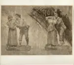 Michetti, Francesco Paolo , La partenza del Coscritto. Il ritorno del Coscritto