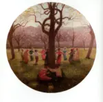 Pellizza, Giuseppe , Idillio Primaverile