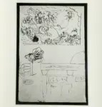 Politi, Oderico , Schizzo del soffitto della sala regia del palazzo reale di Venezia