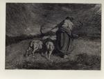Segantini, Giovanni , Pastore con pecore